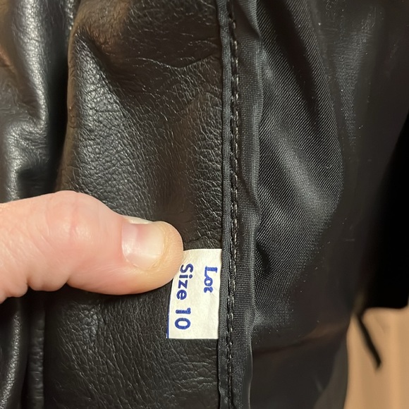 Leather Motorcycle Jacket - Picture 6 of 8